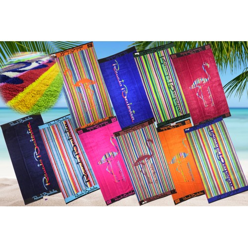 Telo Mare In Cotone Spugna Renato Balestra Mod. Jaquard